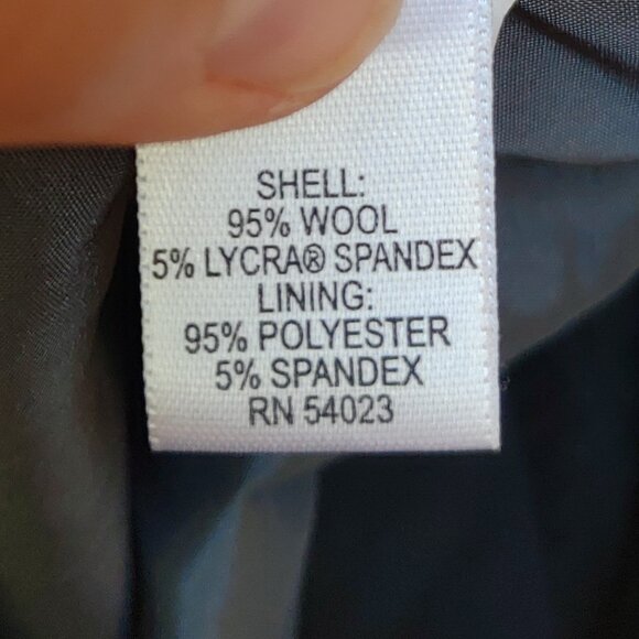 Banana Republic Martin Fit Gray Dress Pants 521383 Wool Blend Trousers - Picture 11 of 12